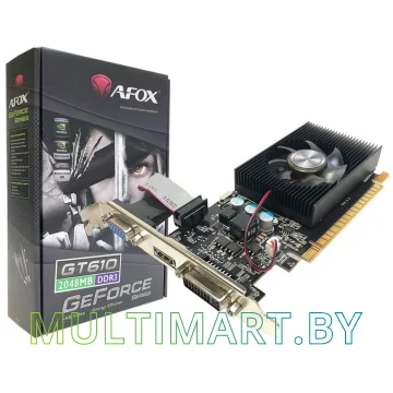Видеокарта AFOX GeForce GT 610 2GB DDR3 (AF610-2048D3L7-V6) картинка 3